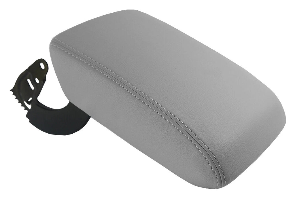 Leather Console Lid Pull Over Cover for Audi A5 S5 (2008–2017) Gray