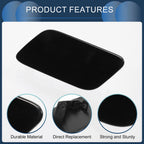 Front Left Washer Nozzle Cover Cap for Audi Q7 (2017–2019) 1 Pcs Black