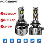 2X H11 H8 H9 60000LM LED Headlight Bulbs for