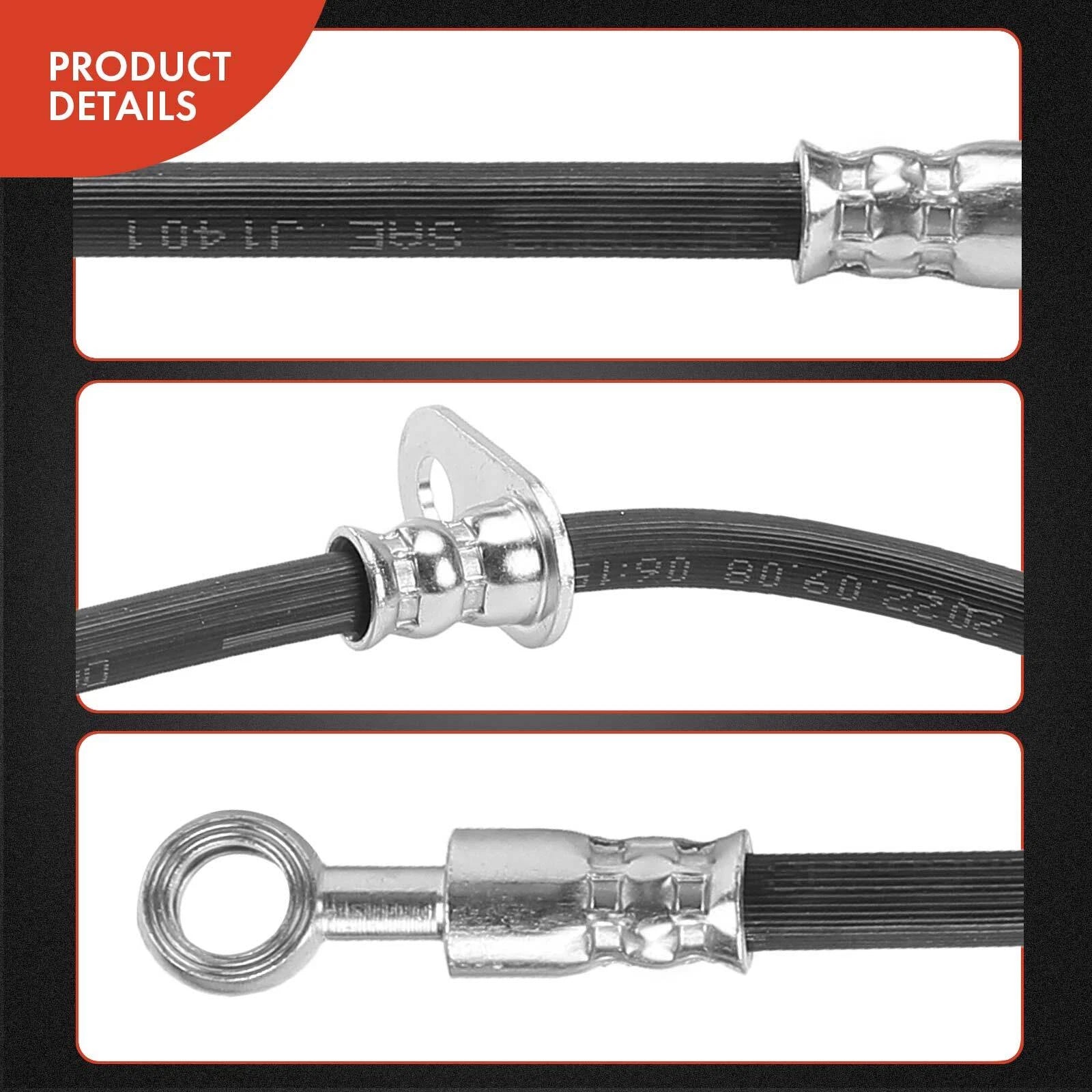Front Right Brake Hydraulic Hose for Subaru Outback, Forester (2000-2009)