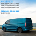 Mirror Glass Lower Convex Left for Ford Transit T-150 T-250 T-350 (2015–2022)
