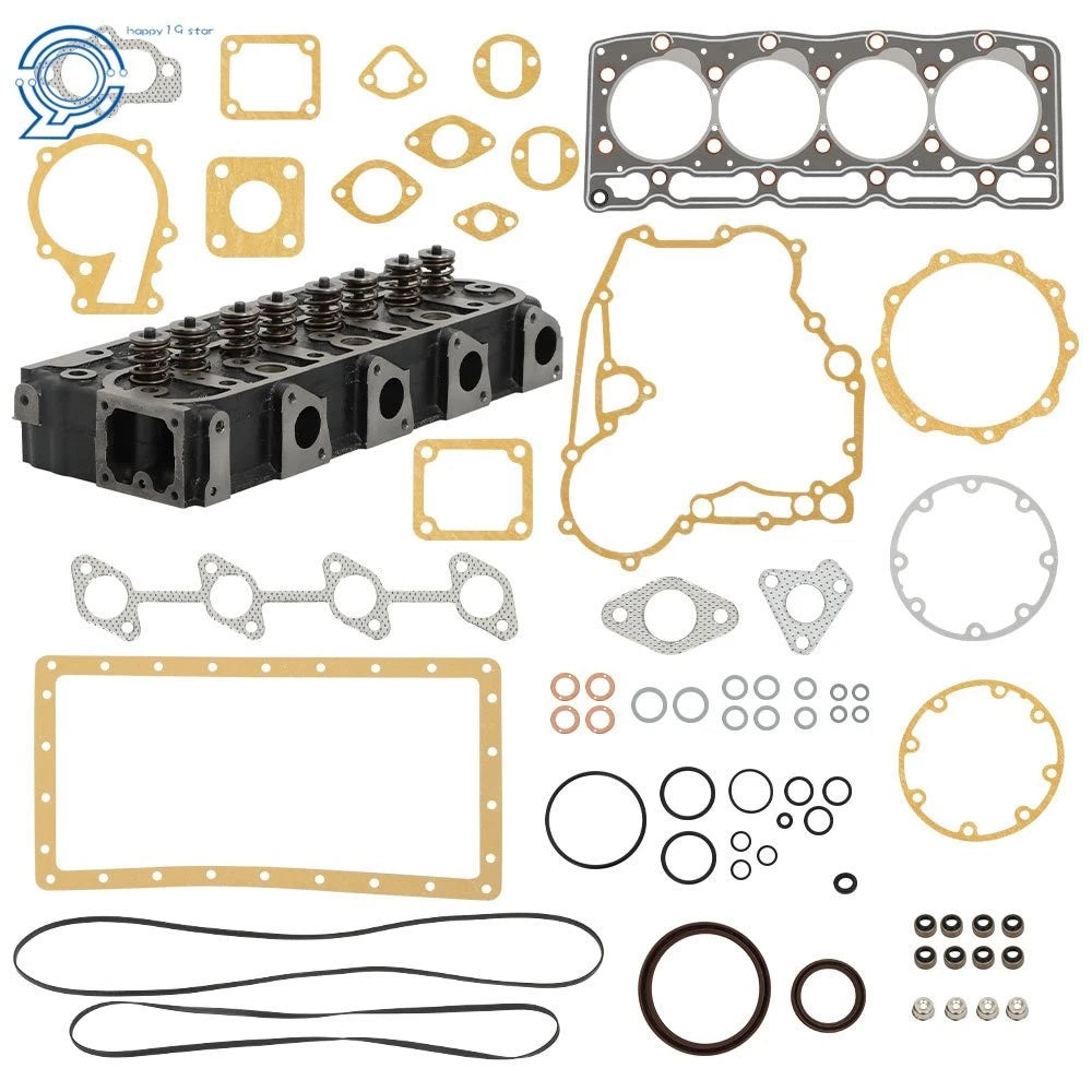Complete Cylinder Head with Gasket Kit for Kubota Engine (V1505, V1505D, V1505T, V1505E)