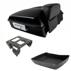 Chopped Trunk Backrest Solo Mount Rack for Harley Touring Road Glide (2014–2026)