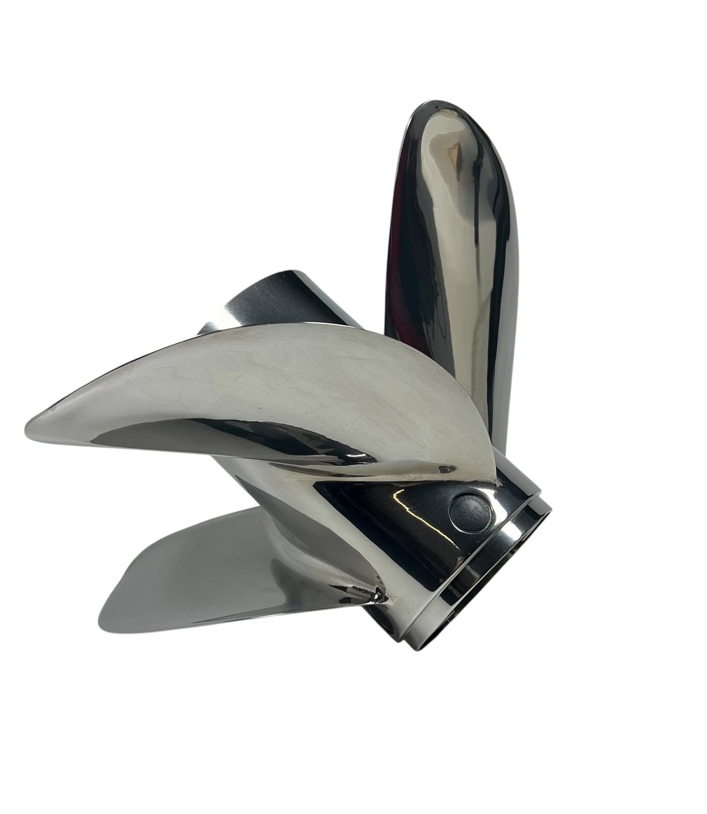 Set of 4 Mercury 14.6 x 19.5P LH Rev 4 XP Pro Finish SS Propellers