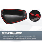 1 Pair Rearview Mirror Cover Overlay for Mazda 3 Axela (2014–2019) Carbon Fiber