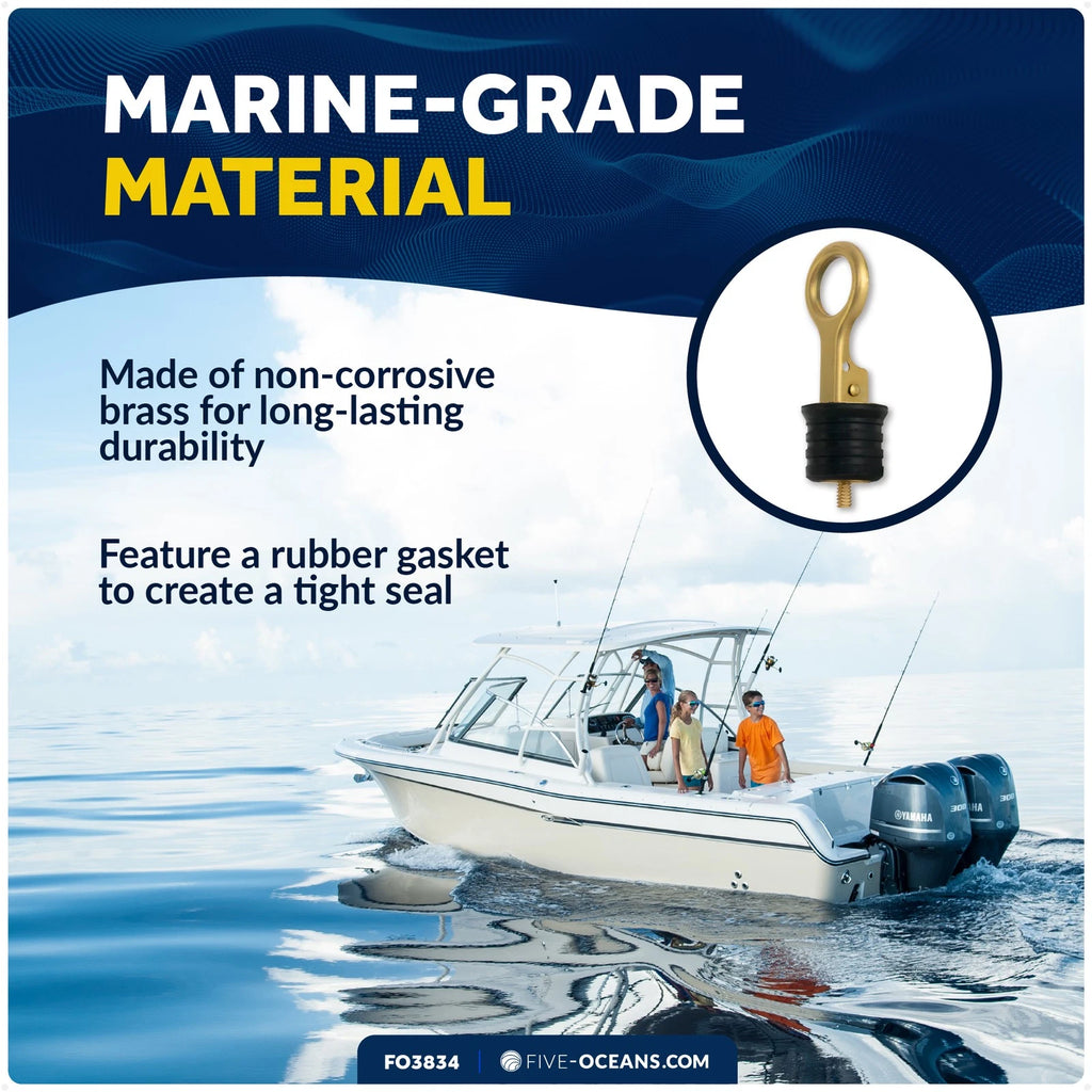 1-1/4 Inch Rubber Drain Plug for Marine Applications (FO3834)
