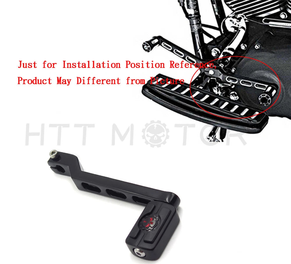 Rear Heel Shift Lever Skull Shifter Peg for Harley Road Glide (2015–2018)