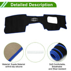 Dashboard Cover Mat for Mazda CX-30 (2020–2024) Sun Protector Black Blue