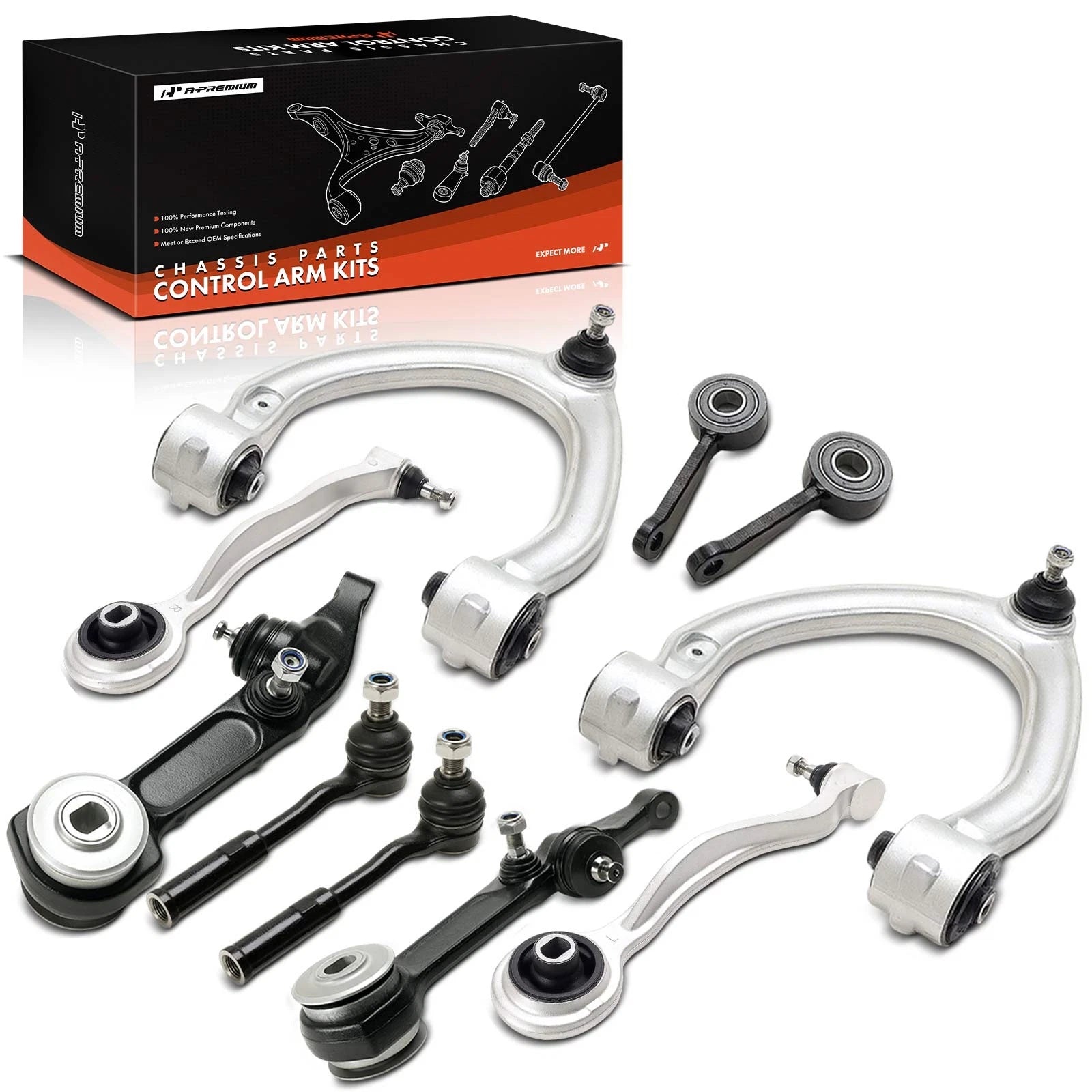 10x Front Control Arm Sway Bar Tie Rod for Benz W220 (2000–2006)