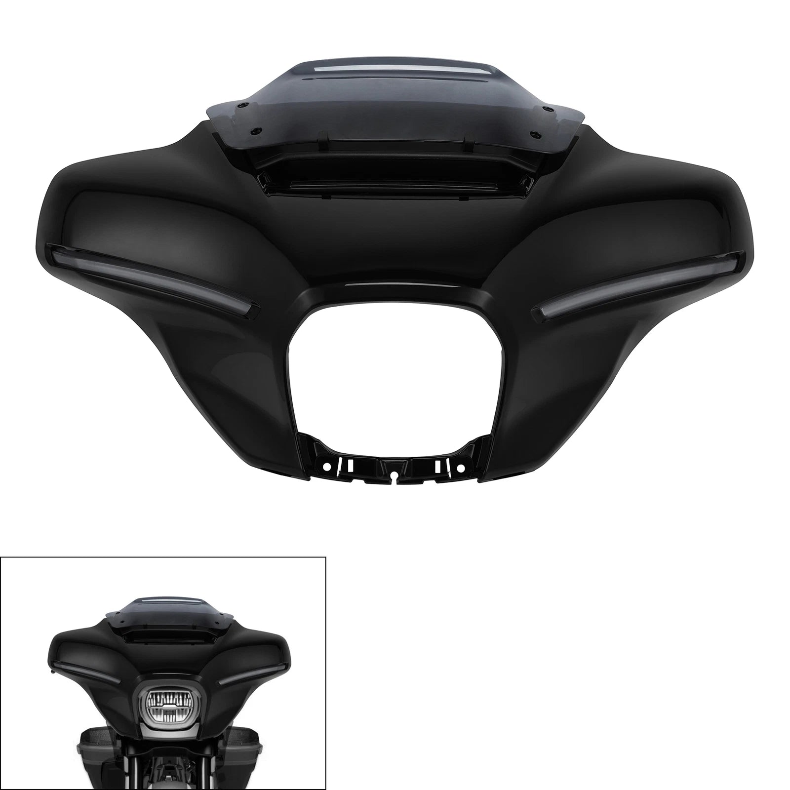 Front Fairing Windshield Air Vent Lights for Harley CVO Street Glide (2023–2025)