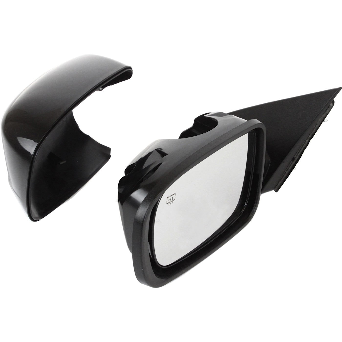 Heated Power Mirror for Chrysler 200 (2011–2014) - Left, Manual Fold, Paintable