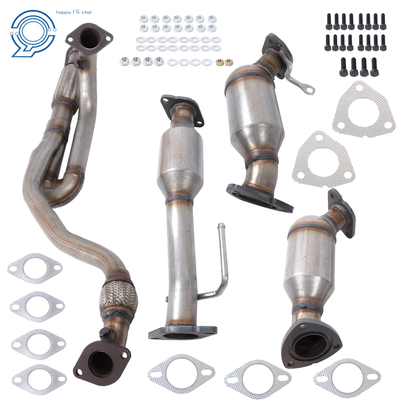 Set of 3 Catalytic Converters for GMC Acadia (2009–2017)