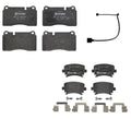 Set of 4 Brembo Low-Met Brake Pads for Audi TT RS Quattro (2012–2013)