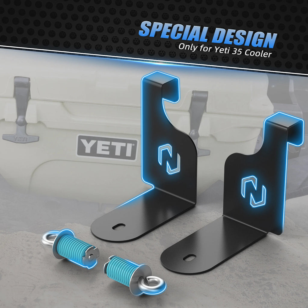 Cooler Mount Bracket for Polaris RZR XP 1000 (2015–2021) - Steel, Yeti 35 Compatible
