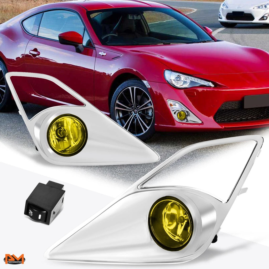 Set of 2 Amber Lens Front Bumper Fog Lights for Scion FR-S/FT86/GT86 (2013–2016)
