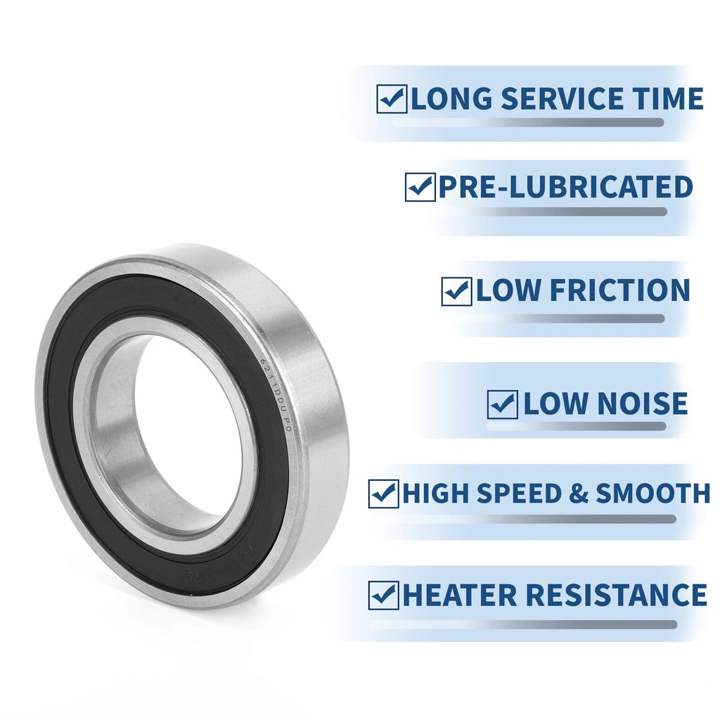 Deep Groove Ball Bearing 6211DDU for Scooter Skateboard Wheel (P0 55x100x21mm)