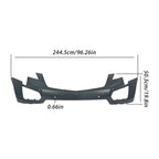 Front Bumper Cover for Cadillac XT5 (2020-2023) Plastic Black