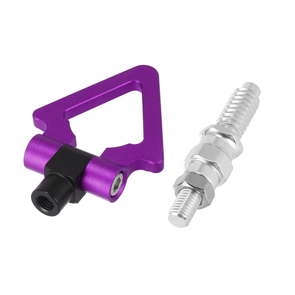 Screw On Tow Hook Triangle Ring for BMW 3 Series Z3 Z4 5 Series Purple