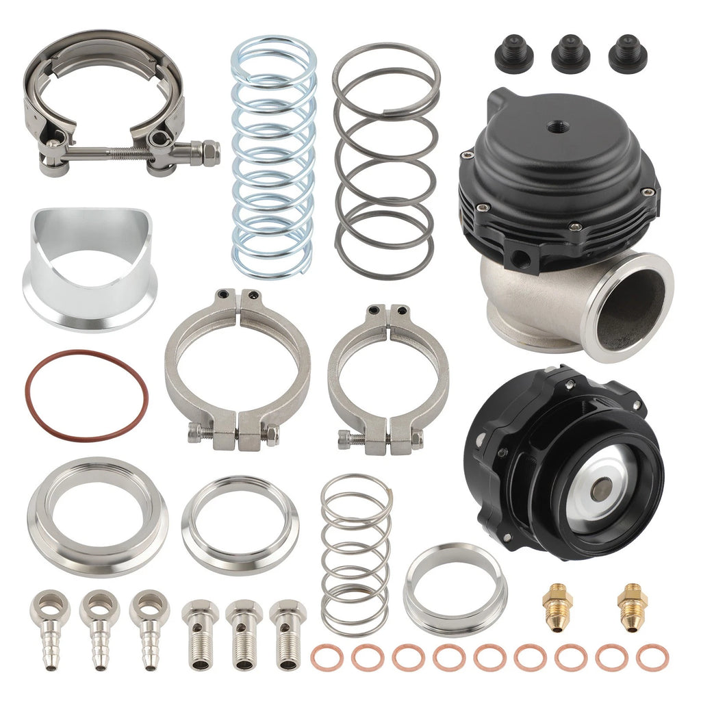 Blow Off Valve & V-Band Turbo Wastegate for Universal (50mm, 44mm)