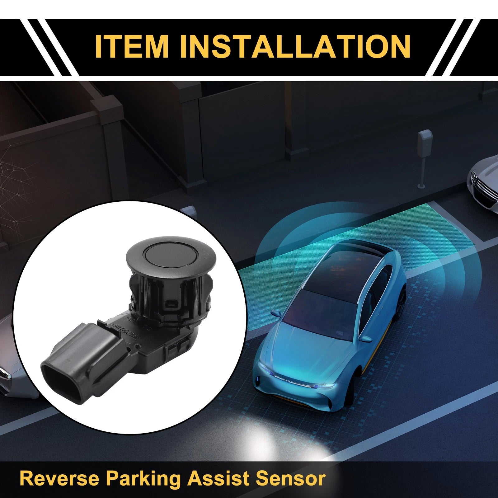 Set of 4 Bumper Reverse Backup Parking Sensors for Toyota Tundra (2014–2021) No. 8934142030
