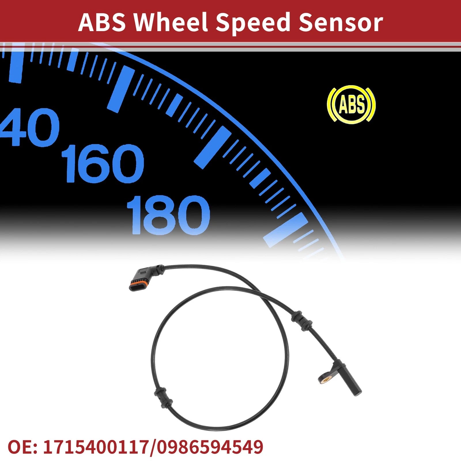 ABS Wheel Speed Sensor No. 1715400117 for Mercedes-Benz SLK55 (2005–2009)