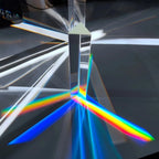 2 Inch Optical Glass Triangle for Colorful Light Effects and Learning