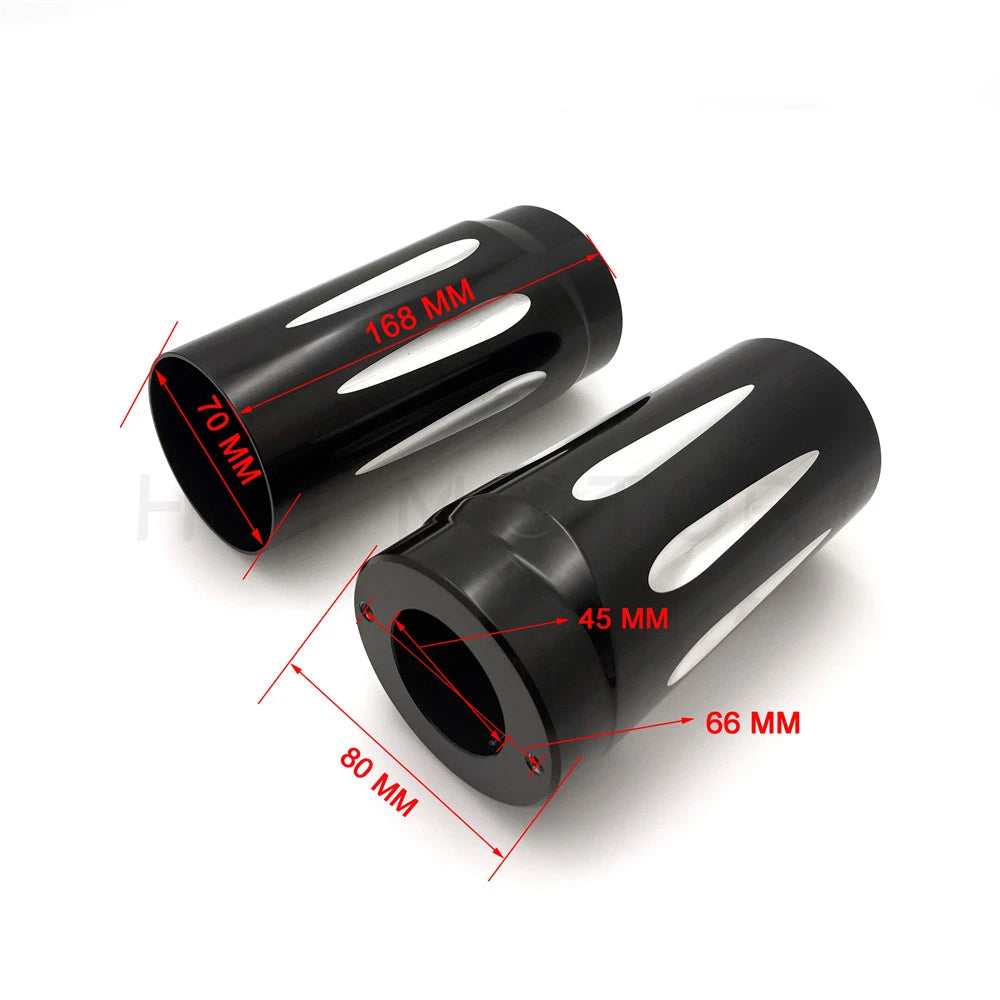 Fork Boot Slider Cover Cow Bell for Harley (1986–2013)