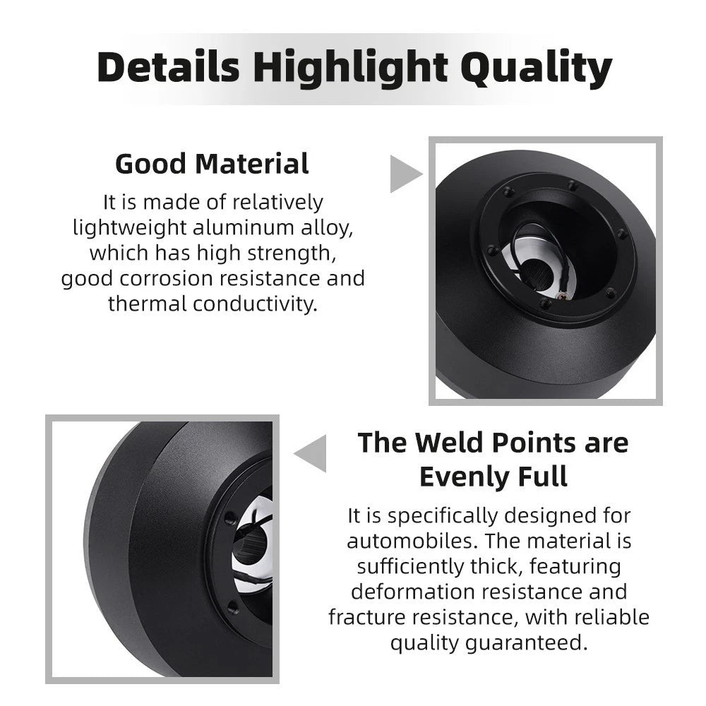 6 Bolt Steering Wheel Hub Adapter for Ford F150 (1997–2004)