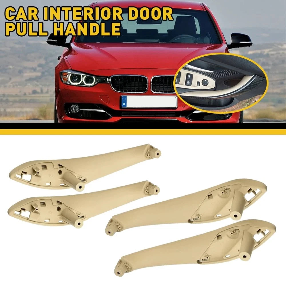 Set of 4 Inner Trim Door Pull Handles for BMW F30 F80 F31 (2012–2019) Beige