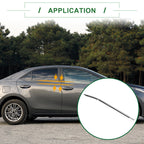 2X Rear Left & Right Weatherstrip Window Seal for Toyota Corolla (2014–2018)