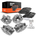 Ceramic Brake Pad & Caliper Set for GMC Envoy Chevrolet Saab 