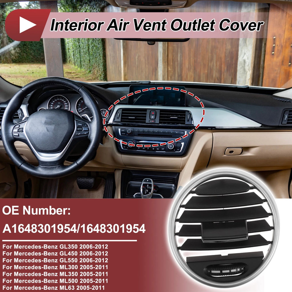 Center Console AC Air Vent Grille No.A1648301954 for Mercedes-Benz GL350 (2007–2012)