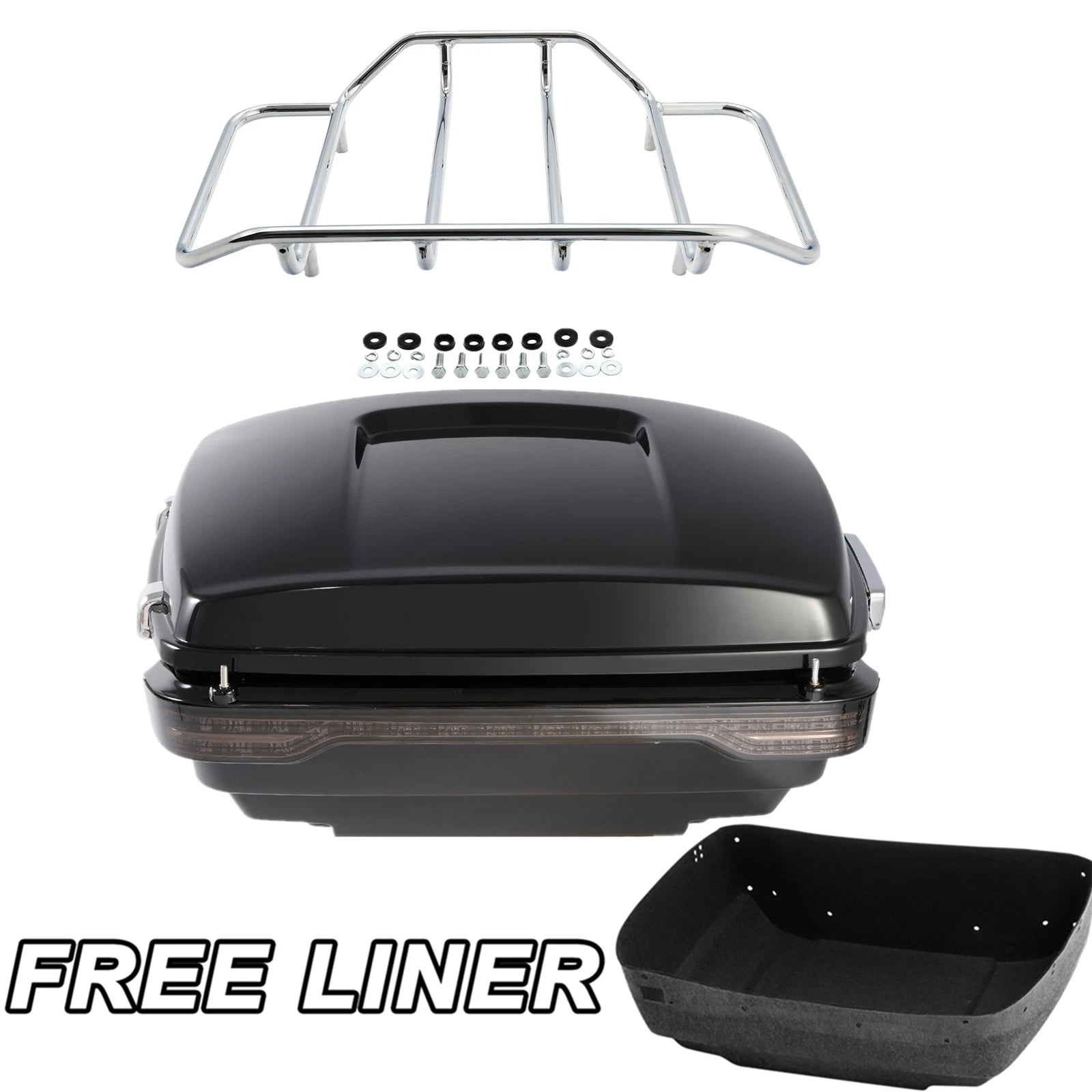 LED Brake Turn Tail Light Rack for Harley Touring Glide (2014–2026)