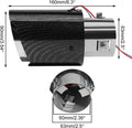 LED Luminous Muffler Tip Tail Pipe for Universal Cars (Carbon Fiber)