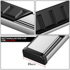 Set of 2 Stainless Steel Side Step Bars for Ford F150 Crew Cab (2015–2020)