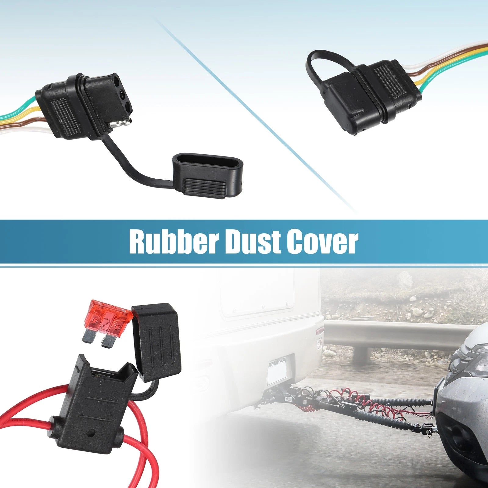 Set of 4 Trailer Wiring Harness 56434 for Toyota RAV4 (2019–2020)