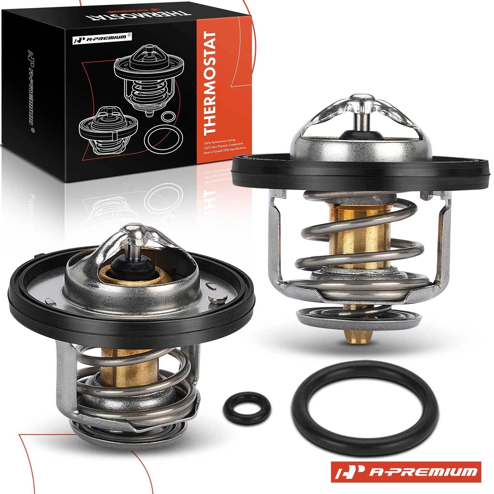 2X Engine Coolant Thermostat for Jeep Compass, Dodge Journey (2007–2017)