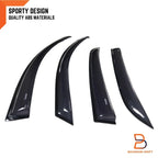 Weather Shield Window Visor Rain Guard for Nissan Tiida Sedan (2006-2011)