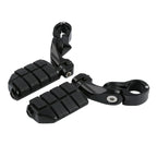 1.25" Adjustable Highway Short Angled Foot Pegs for Harley