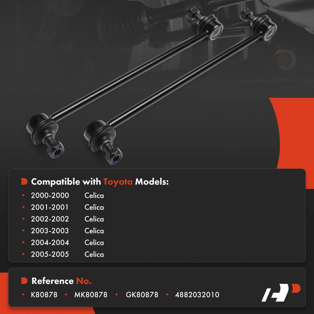2x Sway Bar Link w/ Ball Joint Front Left & Right for Toyota Celica (2000–2005)