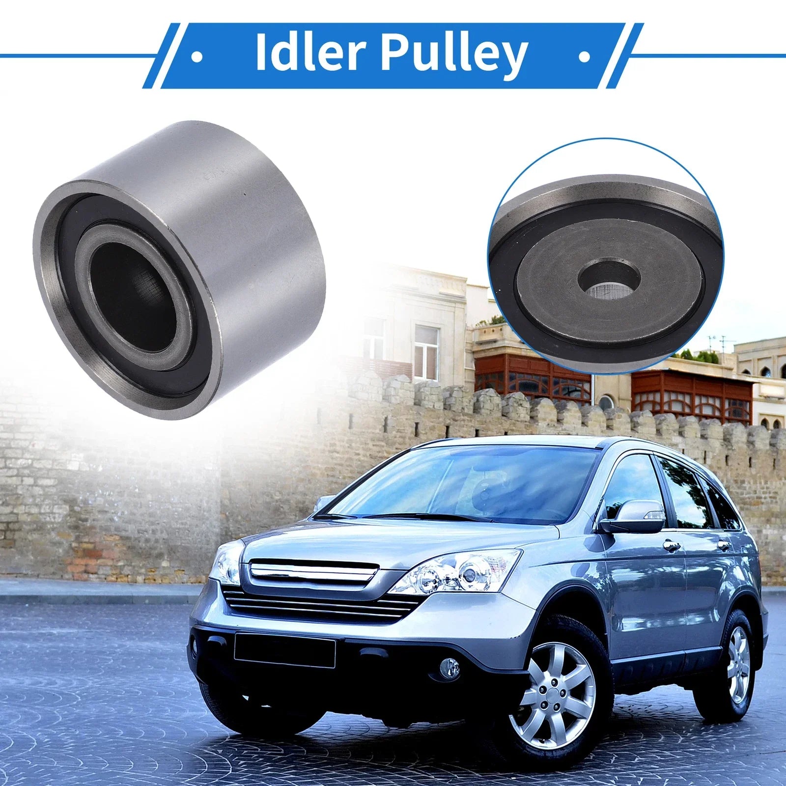 Drive Belt Idler Pulley for Toyota Sienna 1998-2006 (1 x Pulley)