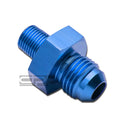 6AN 1/8-27 NPT Oil/Fuel Line Hose Union Fitting Connector for Universal