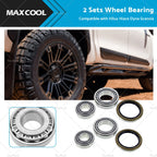 2 Sets Front Wheel Bearing Kit for Toyota Hilux Hiace Dyna Granvia