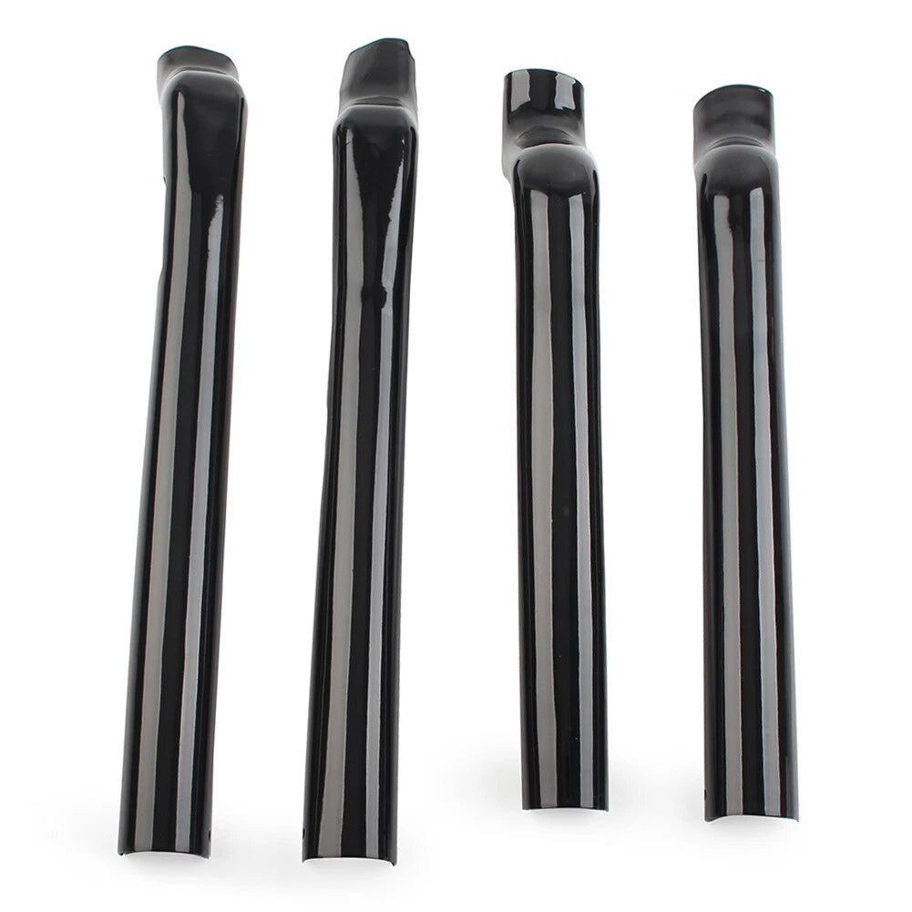 Black Rear Swingarm Tube Covers for Harley Heritage Softail Classic (2000–2017)