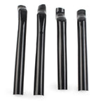 Black Rear Swingarm Tube Covers for Harley Heritage Softail Classic (2000–2017)