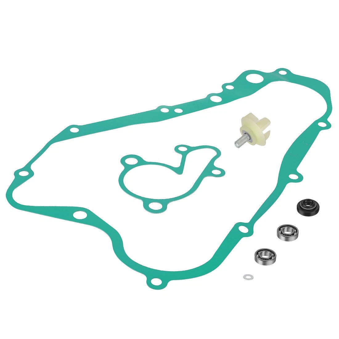 Water Pump Rebuild Kit for Suzuki RM125 RM125M (1989–1991) - Impeller, Bearing, Gasket
