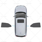 Set of 2 Magnetic Mesh Sun Blind Shades for Toyota Camry (2017–2025)