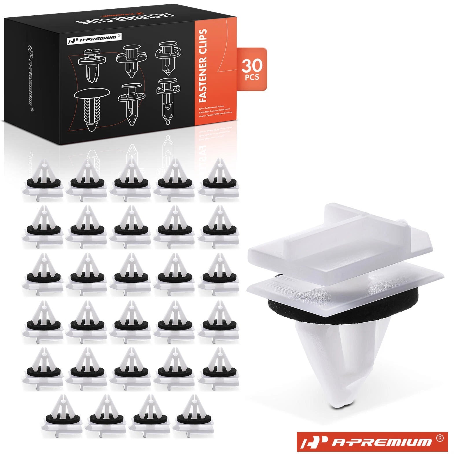 30Pcs Nylon Fender Bumper Retainer Clips for Chevrolet SSR (2003–2006)