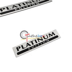Aluminum Rear Fender Trunk Emblem Badge for Car