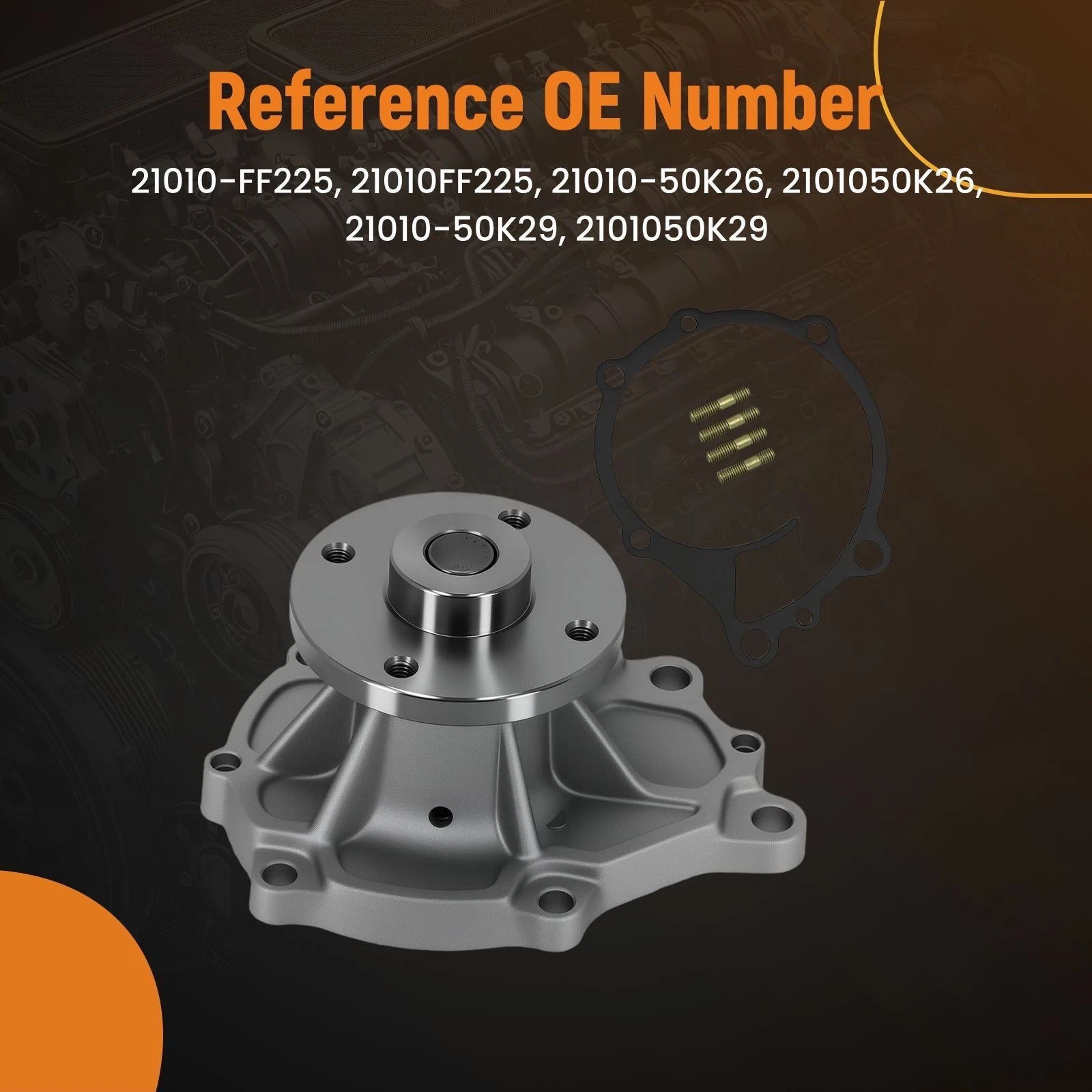 Water Pump for Nissan H25 H20-II Forklift (J02)